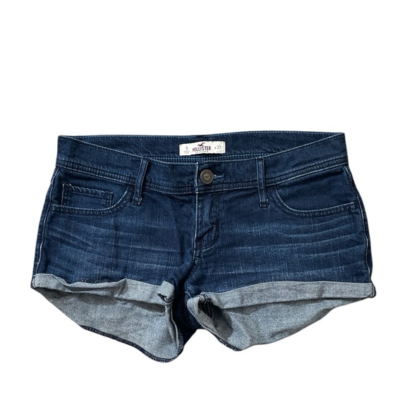 Hollister Pants - C38- Hollister Women's size 5 Blue Denim Shorts